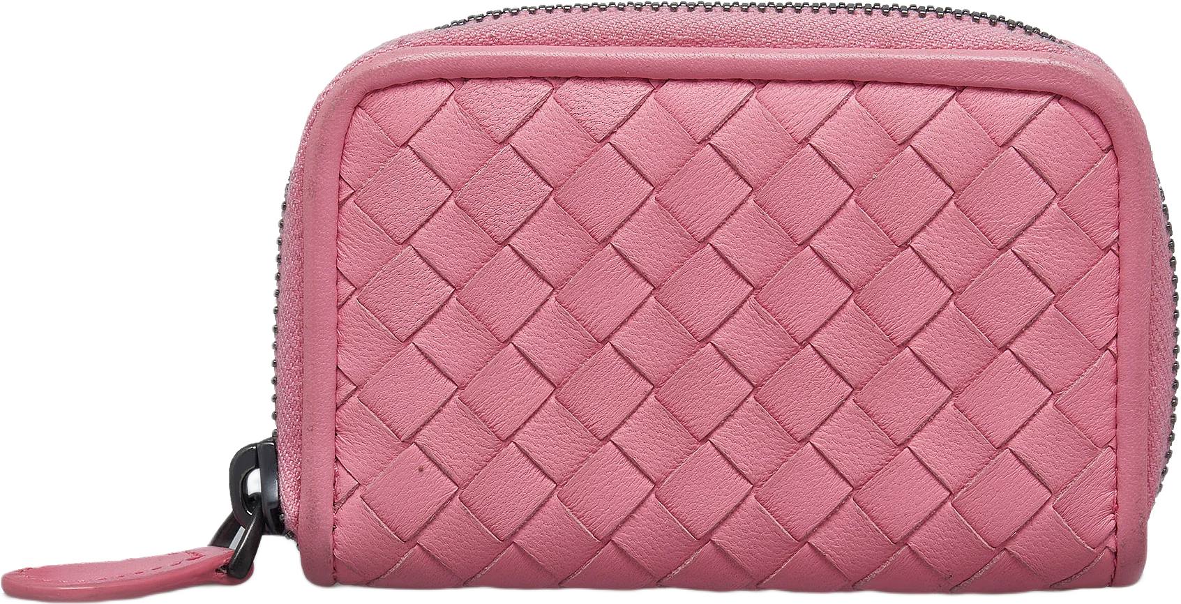 Bottega Veneta Intrecciato Leather Zip Around Wallet