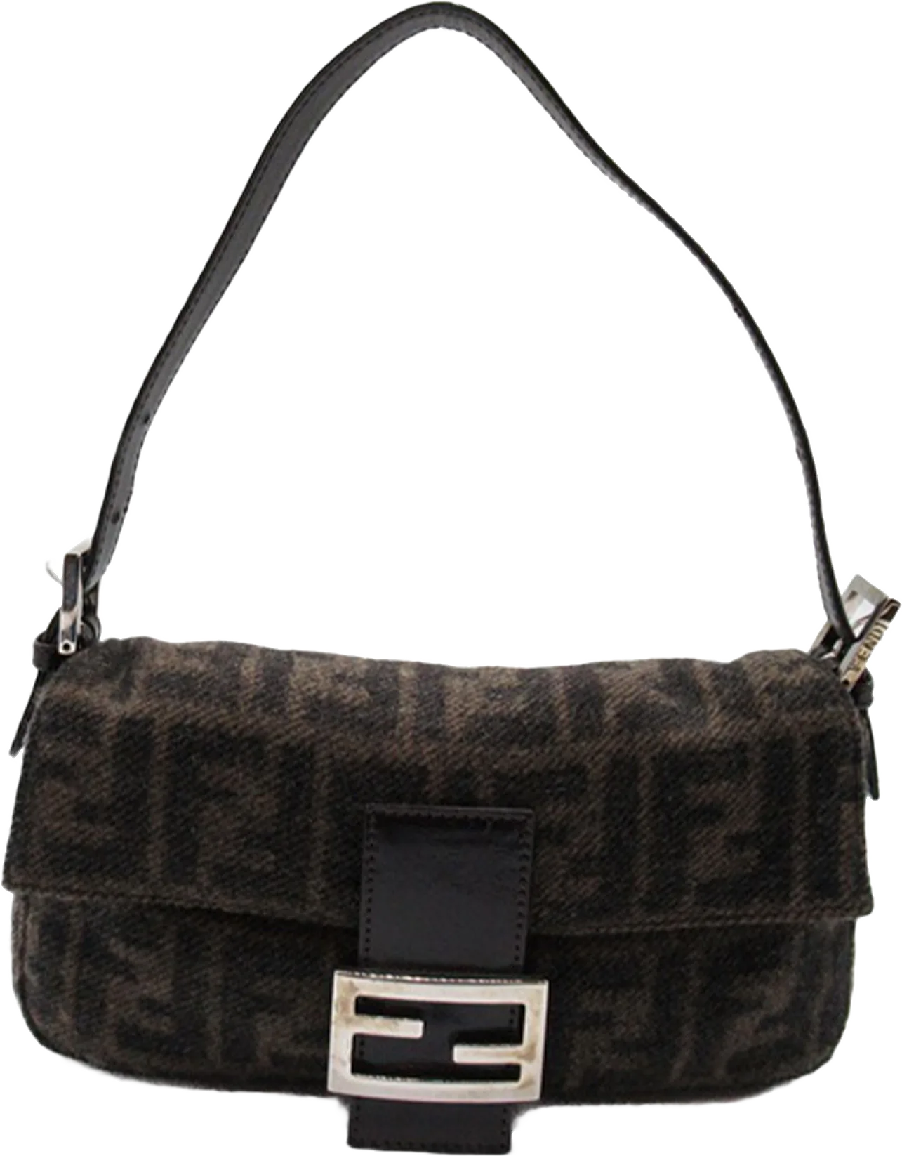 Fendi Zucca Wool Mamma Baguette