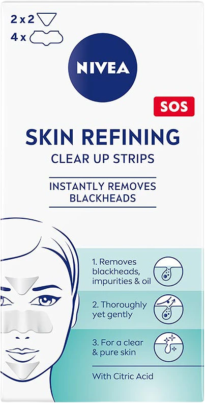 Porplåster Skin Refining Clear-up Strips 6 st NIVEA