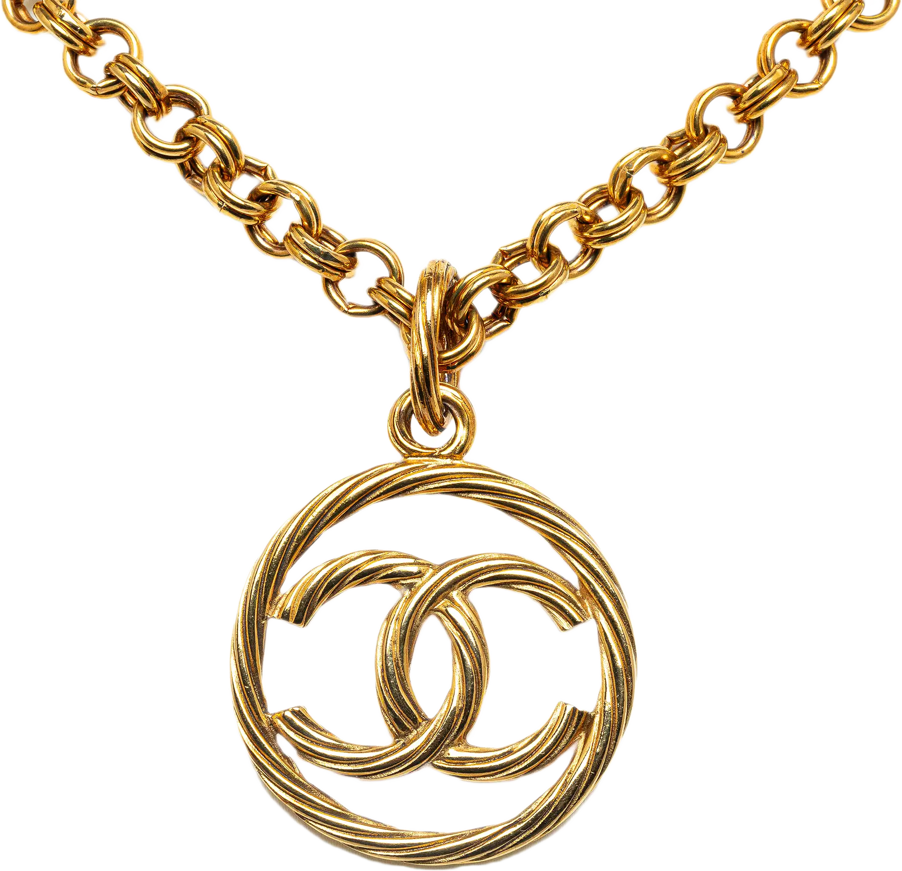 Chanel Cc Pendant Necklace