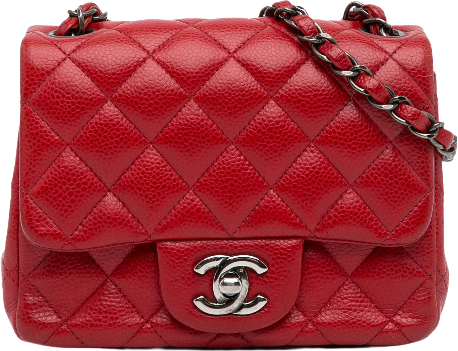 Chanel Mini Square Classic Caviar Single Flap