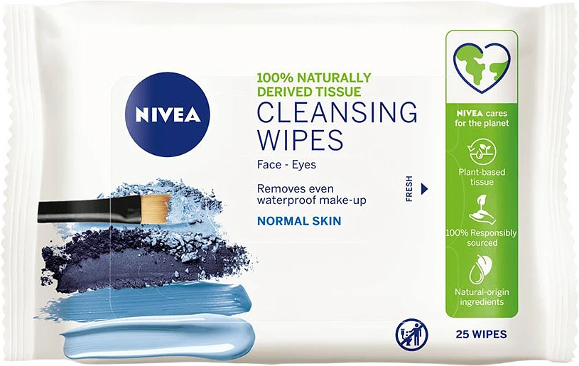 Ansiktsservetter Refreshing Cleansing Wipes 25 st NIVEA