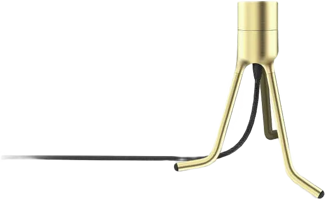 Bordsstativ Tripod Base 18,6 Cm Borstad Mässing