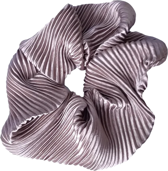 Stor Plisserad Scrunchie Xl