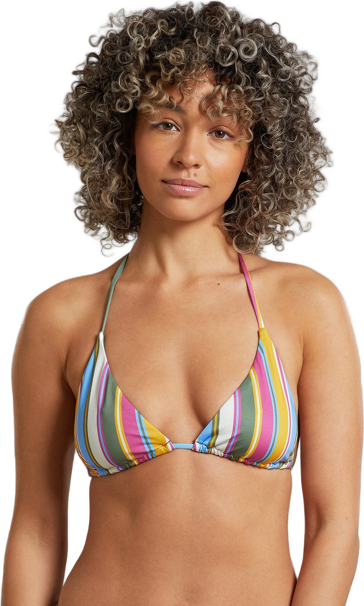 Bikini Top Yxlan Club Stripe Multi Color