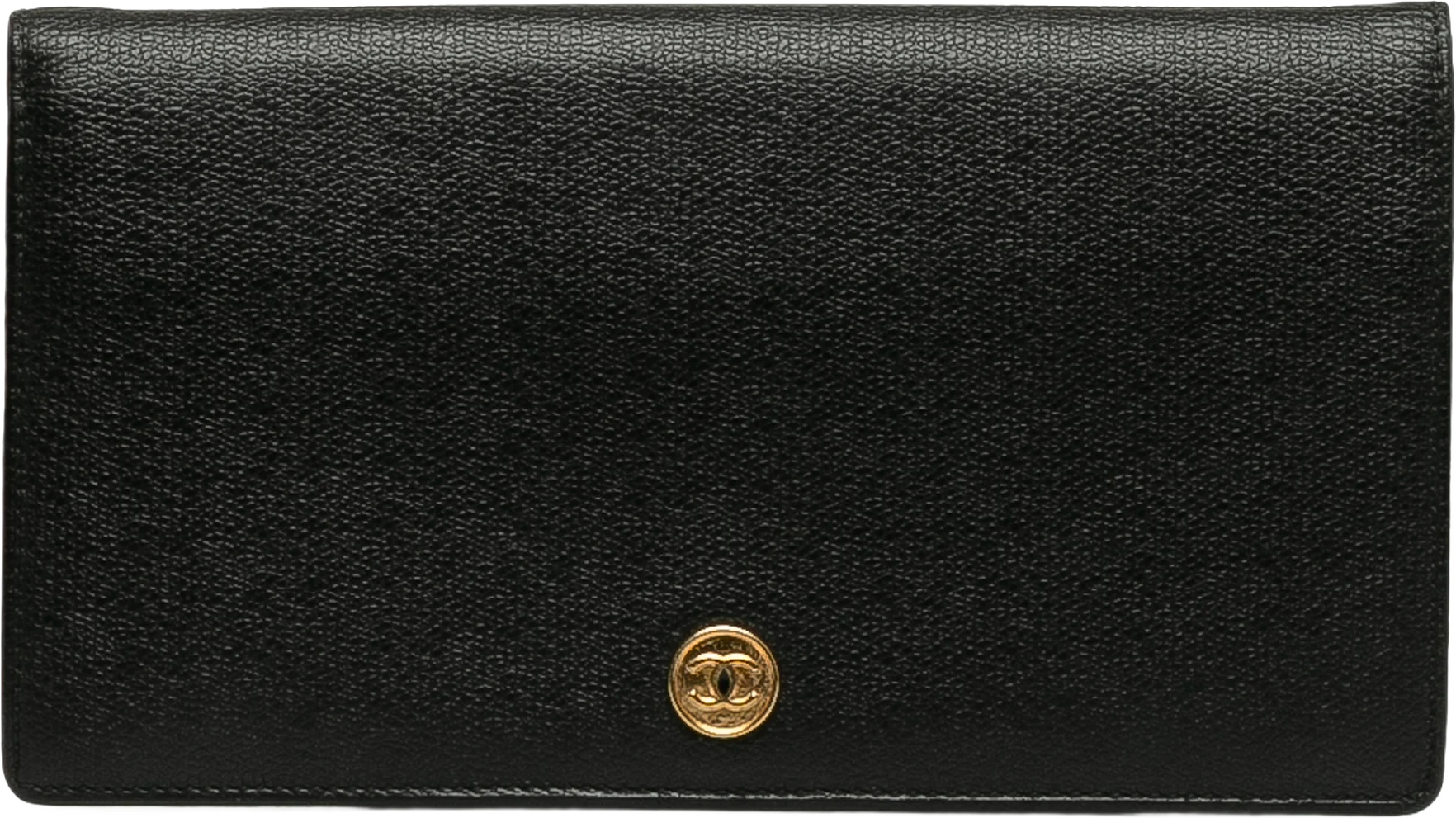 Chanel Cc Leather Bifold Wallet