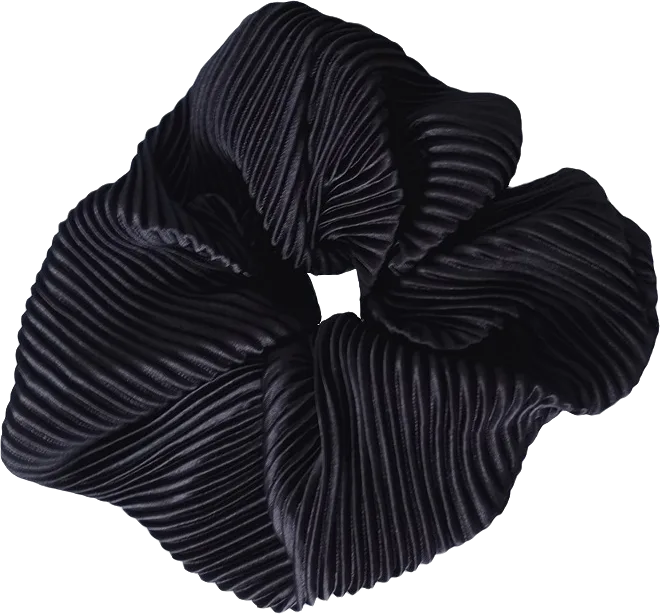 Stor Plisserad Scrunchie Xl