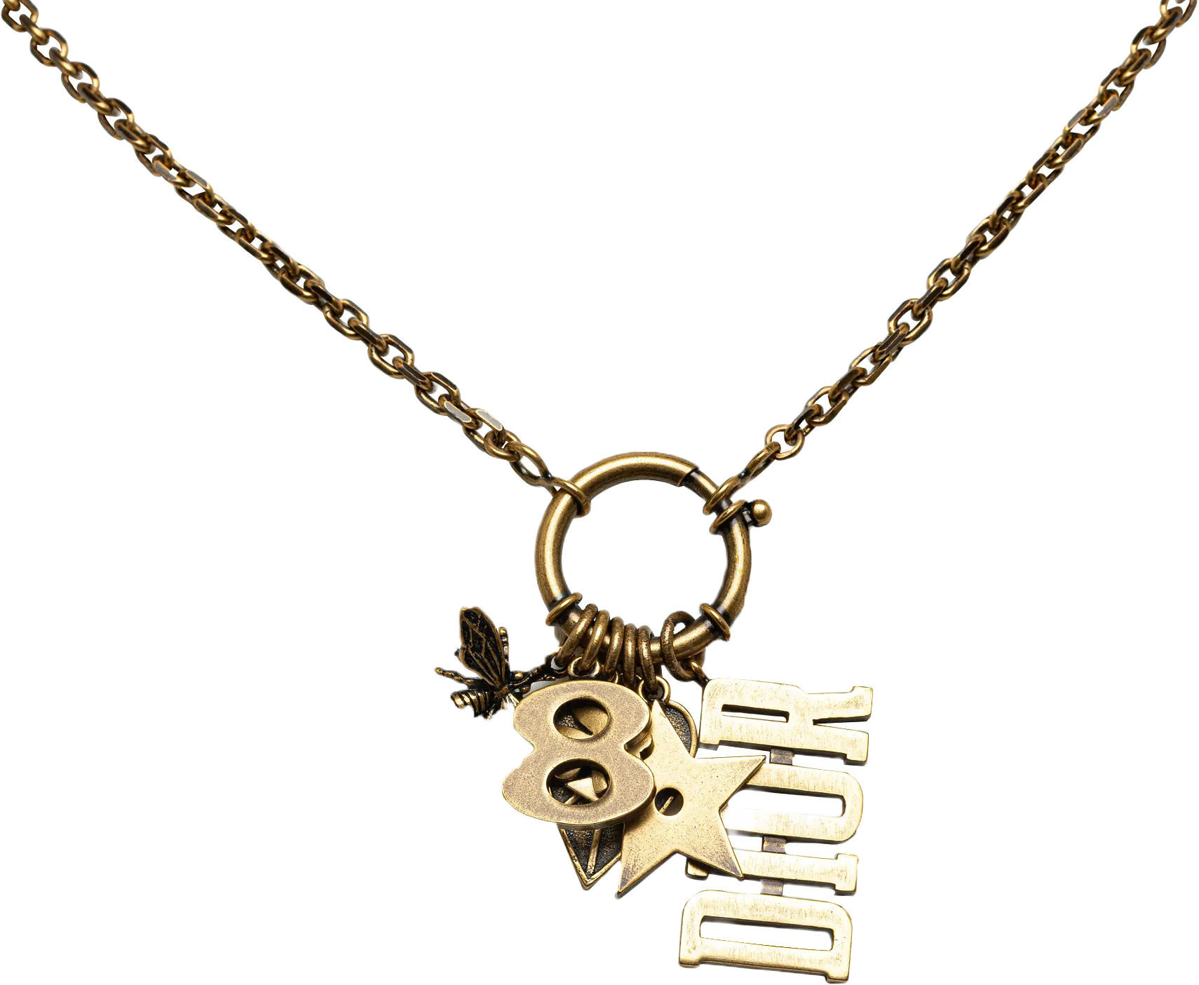 Dior Logo Charms Necklace