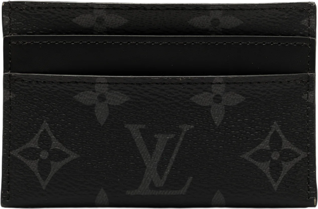 Louis Vuitton Monogram Eclipse Porte Cartes Double Card Holder