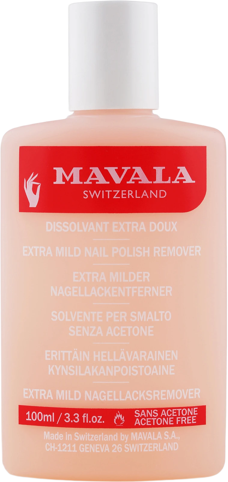 Nagellacksremover Rosa, 100 ml