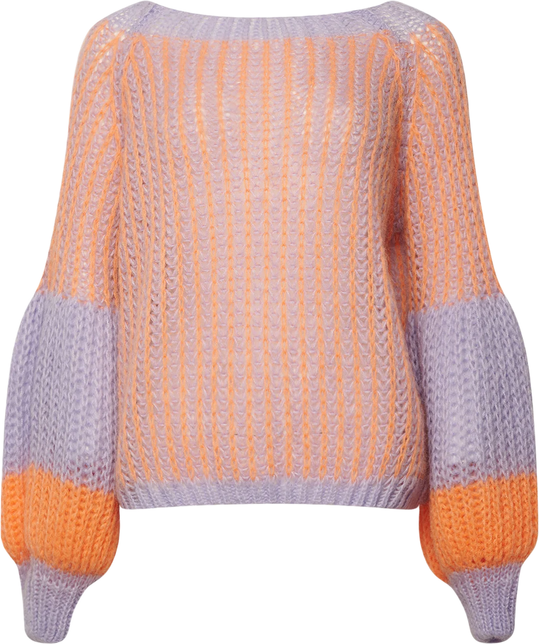 Liana Knit Sweater - Lilac/apricot Mix