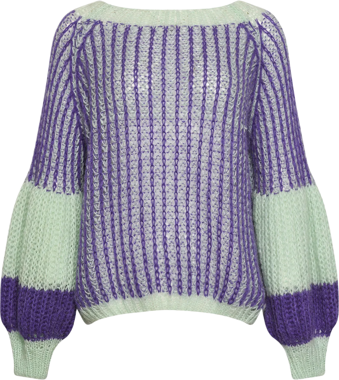 Liana Knit Sweater - Lilac/sage