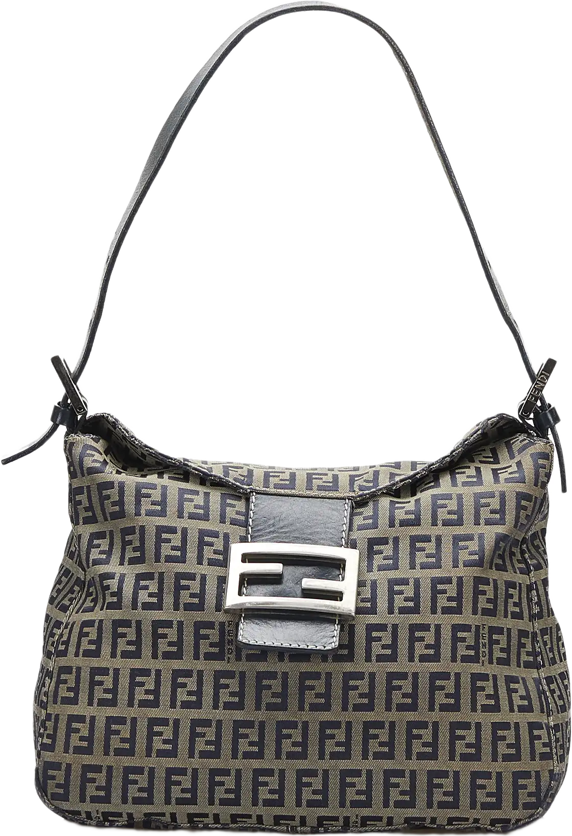 Fendi Zucchino Flap Shoulder Bag