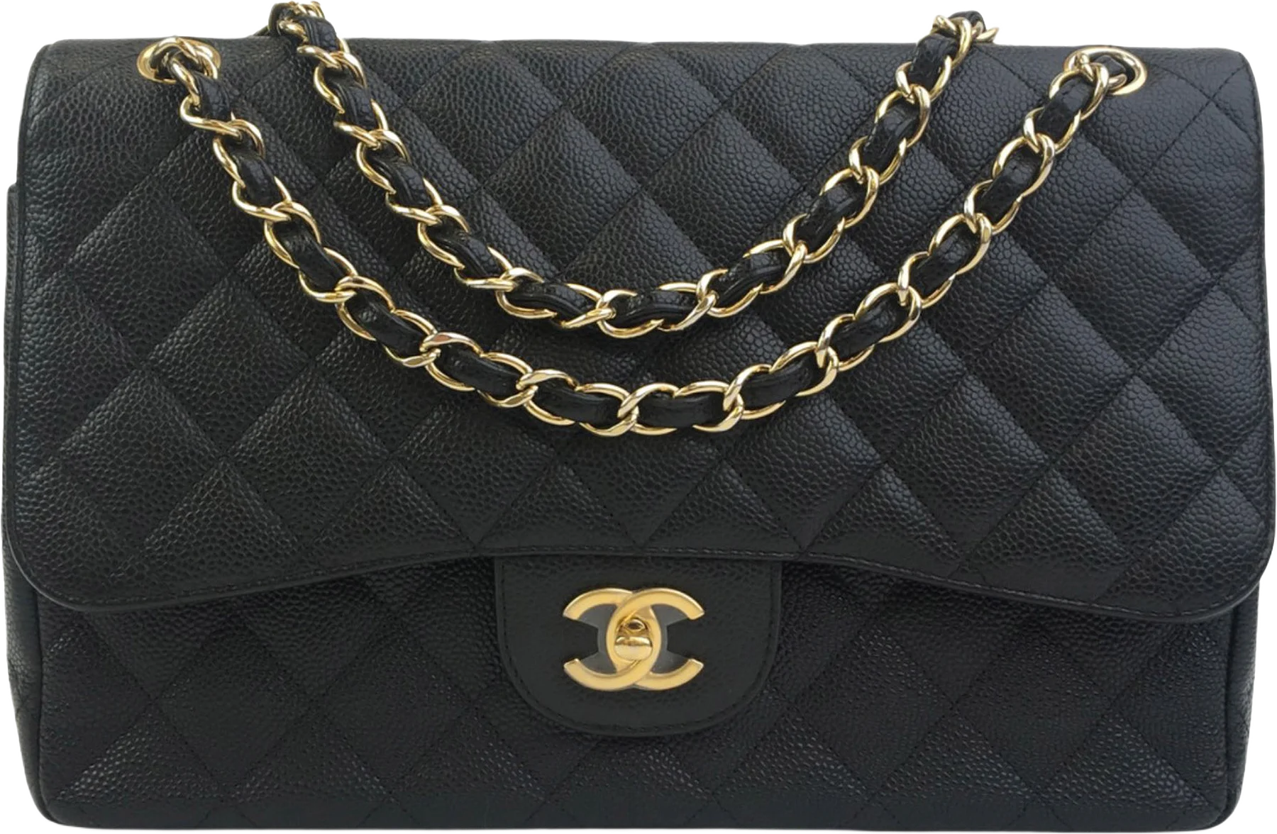 Chanel Jumbo Classic Caviar Double Flap