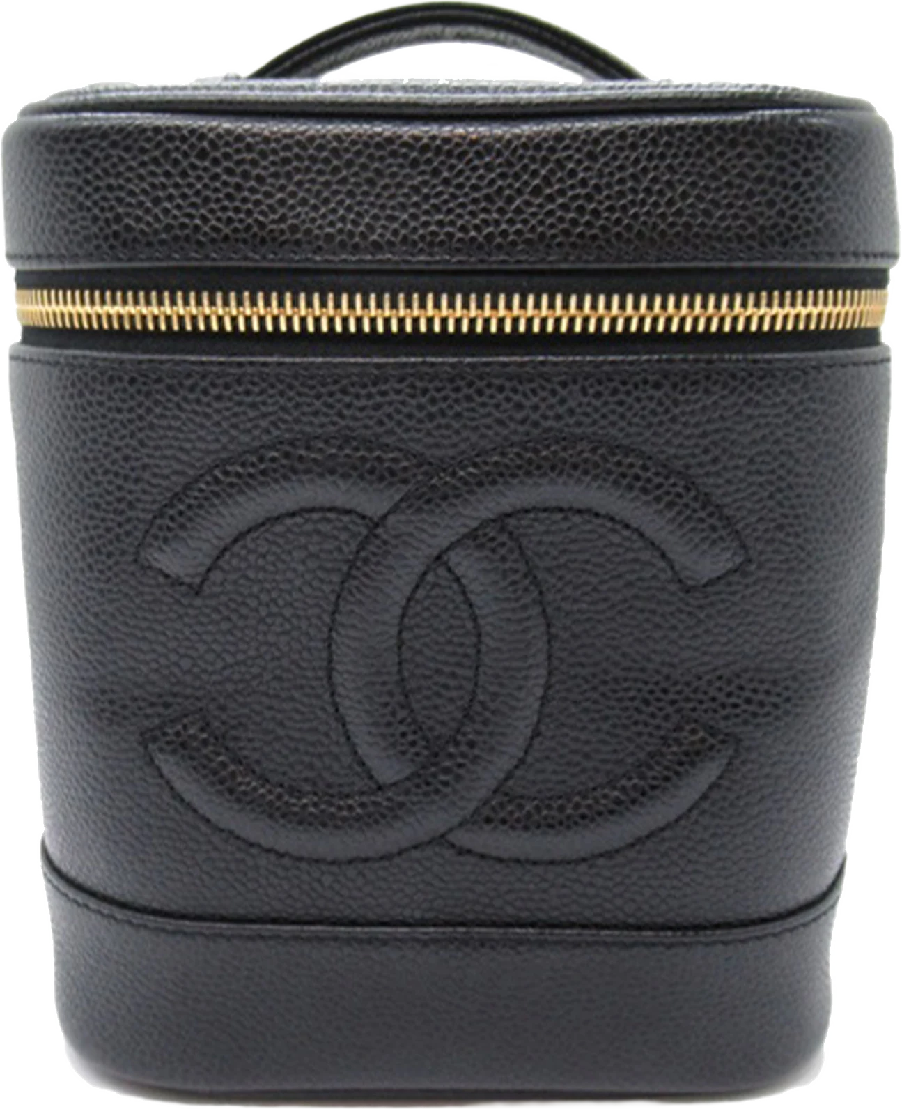 Chanel Cc Caviar Vanity Case