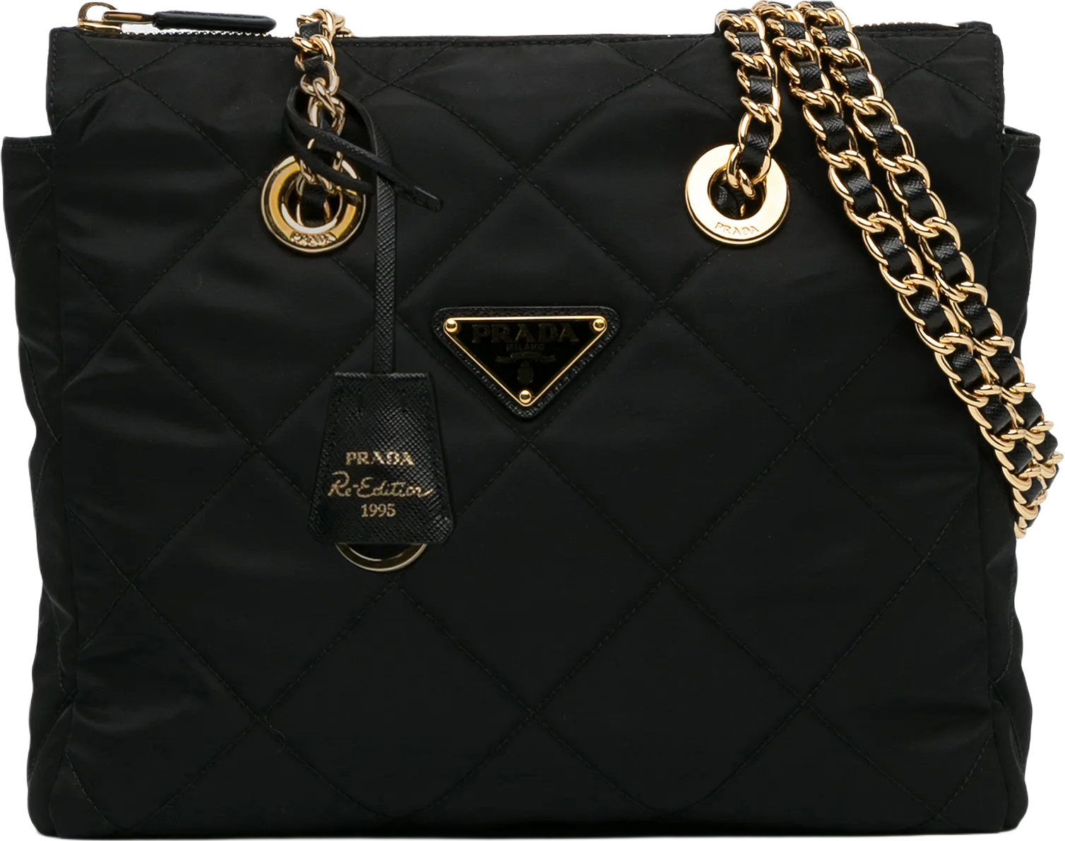 Prada Re-nylon Re-edition 1995 Chaine Shoulder Bag