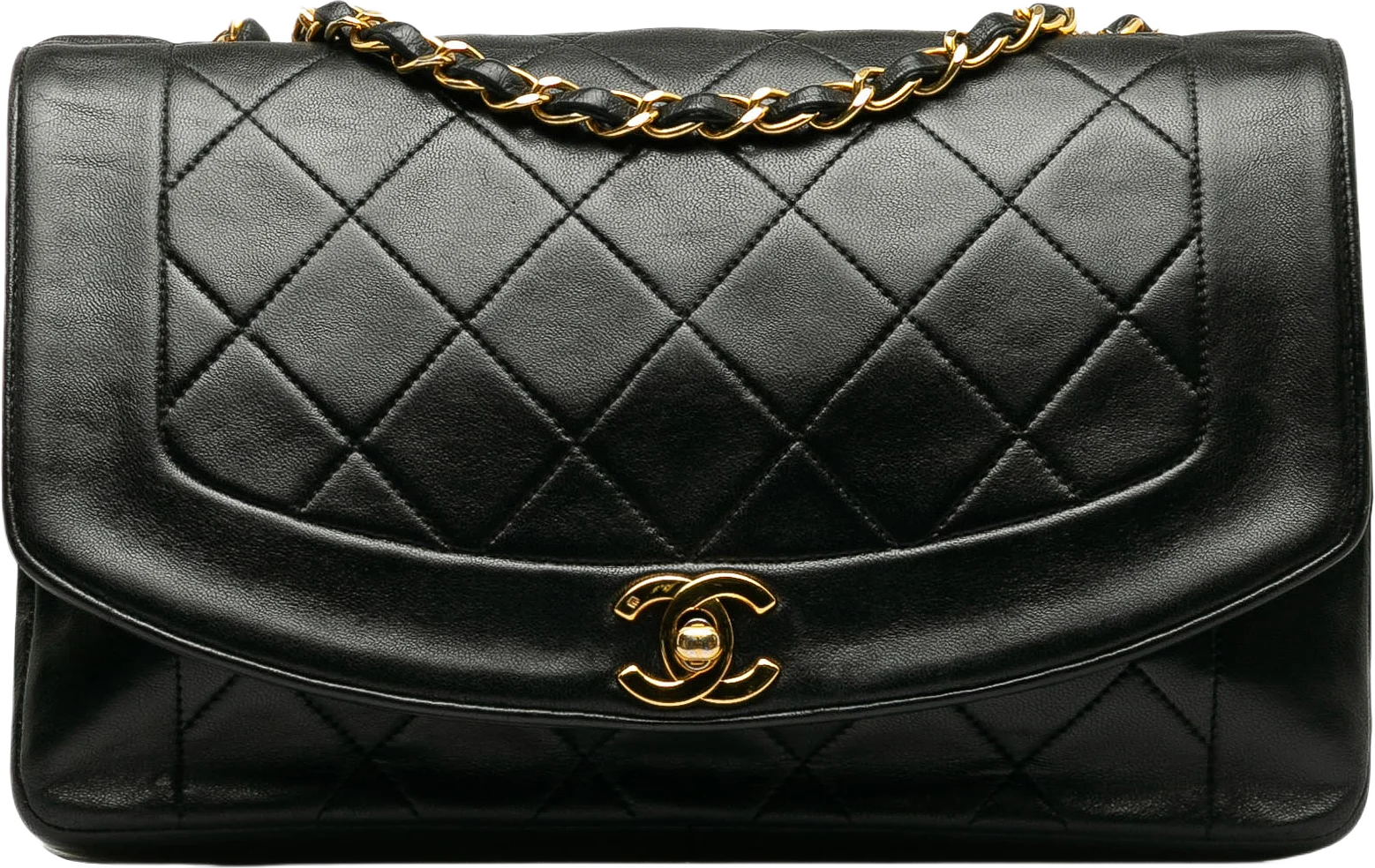 Chanel Medium Lambskin Diana Flap