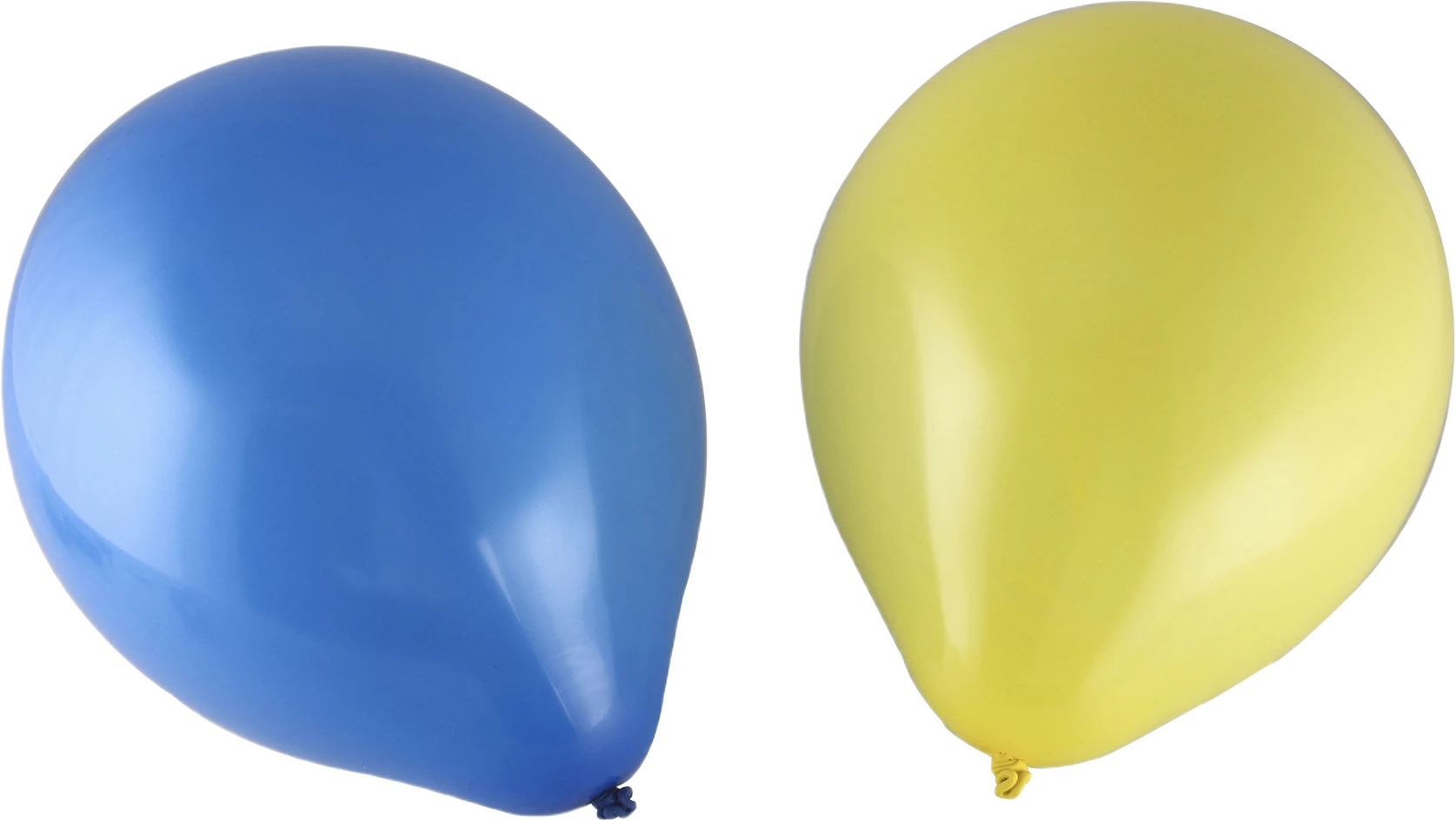 Ballonger Gul & Blå 10-pack