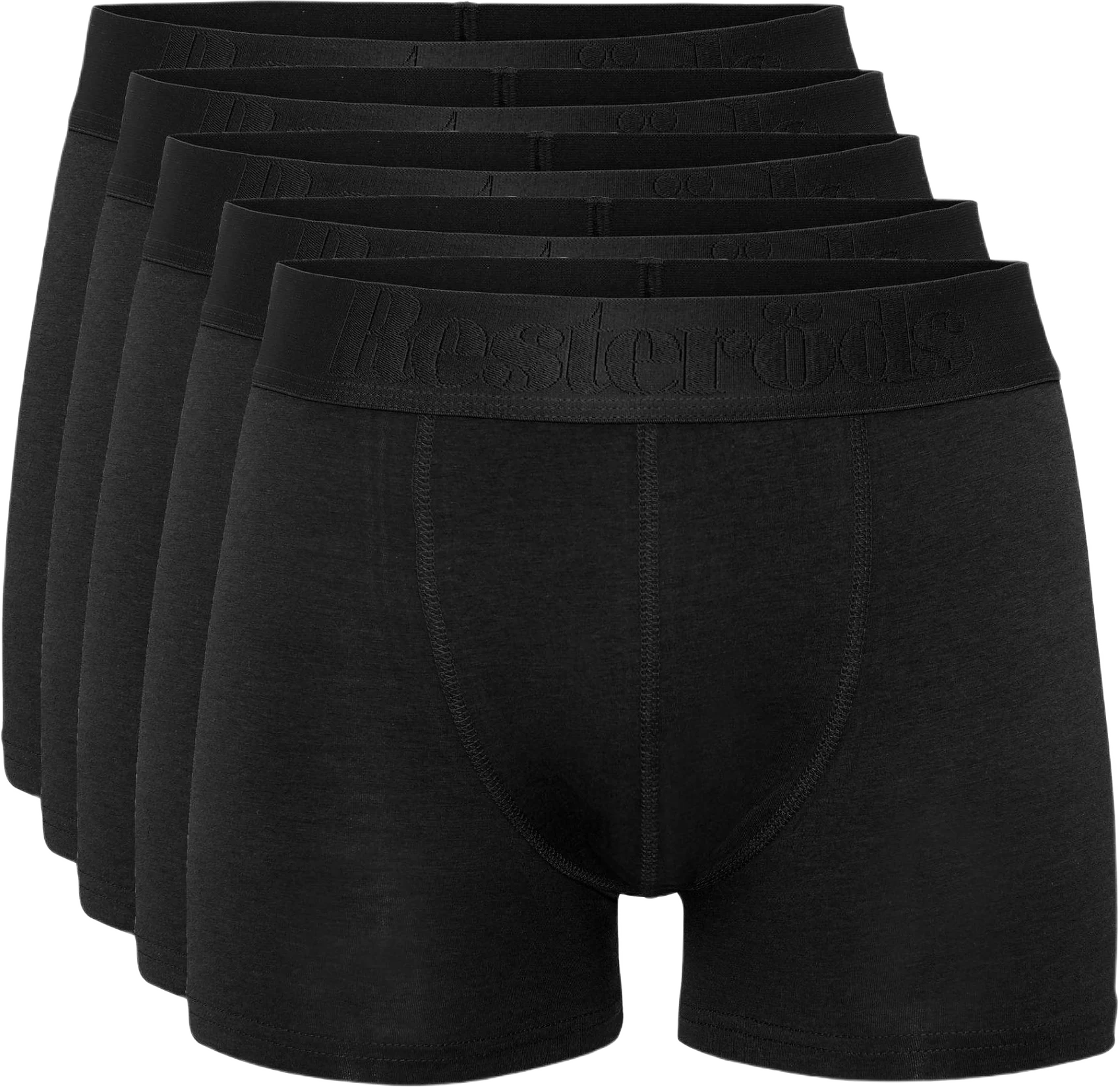 Bambu, Boxer "gunnar", 5-pack, Svart