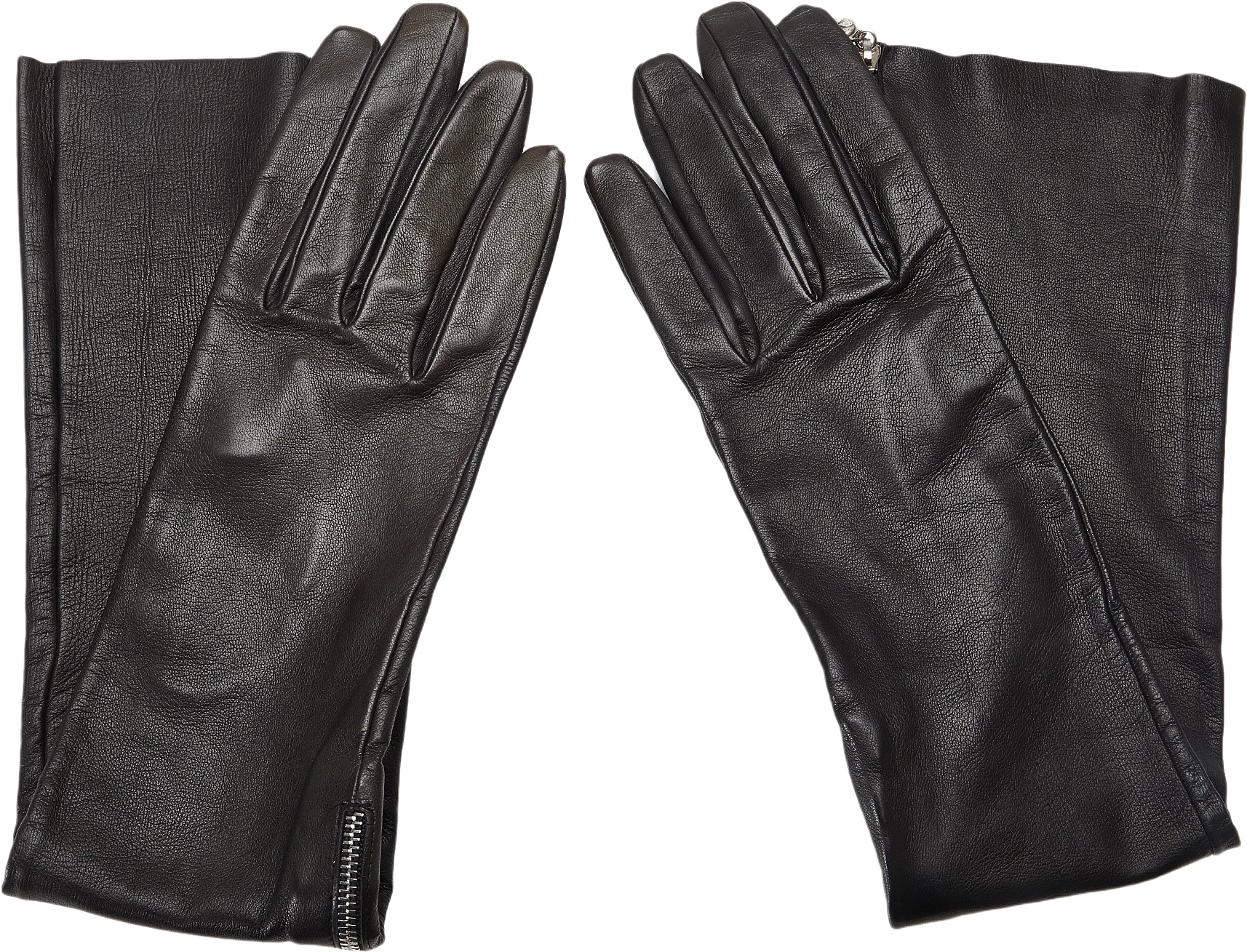 Chanel Camellia Lambskin Tall Gloves