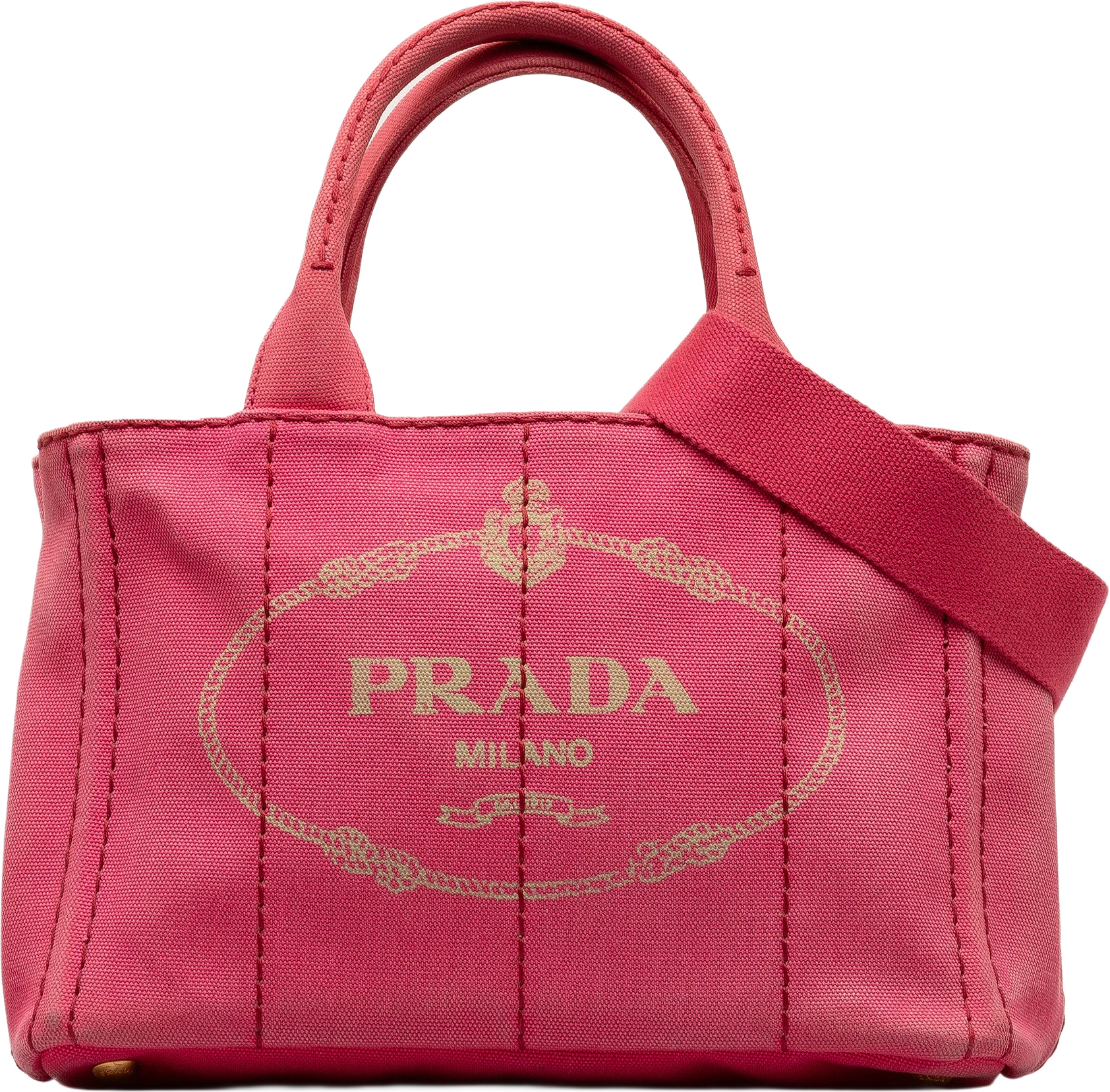 Prada Small Canapa Logo Satchel