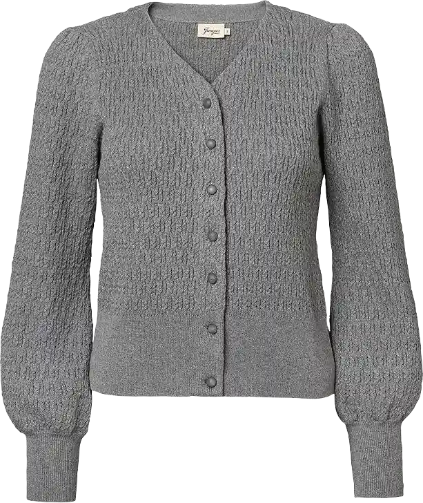 Strukturstickad Cardigan - Johanna