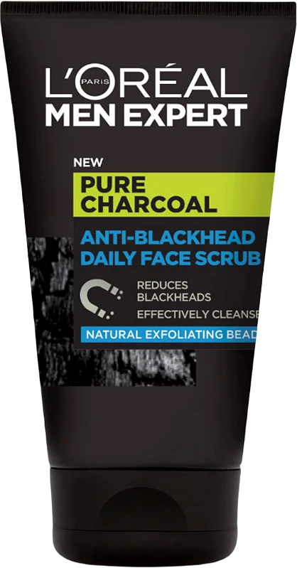 Pure Charcoal Anti-blackhead Daily Face Scrub