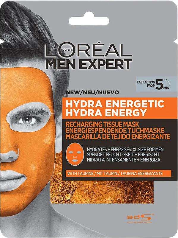 Men Expert Hydra Energetic Recharging Tissue Mask