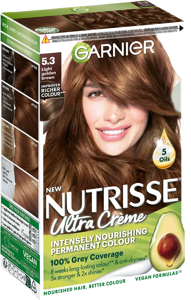 Nutrisse Permanent Nourishing Hair Color Nivå 3