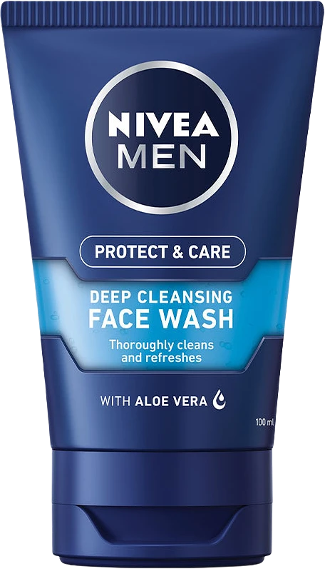 Ansiktsrengöring Protect & Care Deep Cleaning Face Wash 100 ml NIVEA MEN