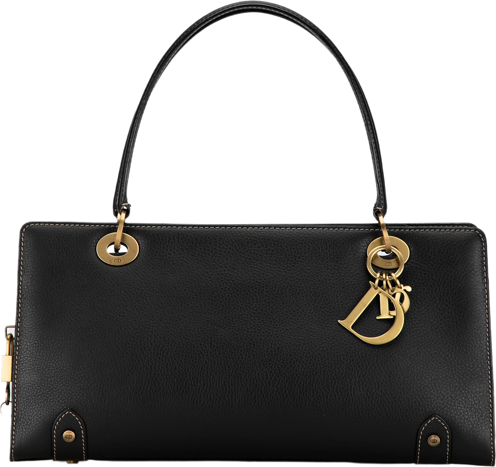 Dior Calfskin Lady Dior East West Shopper Bag