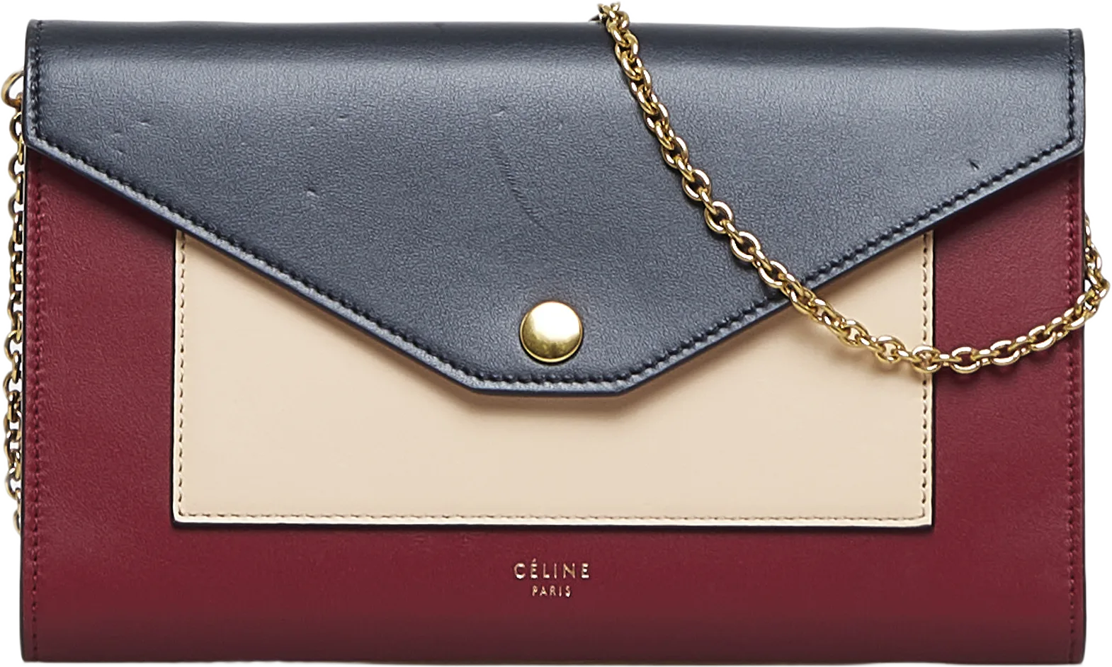 Celine Pocket Envelope Wallet On Chain