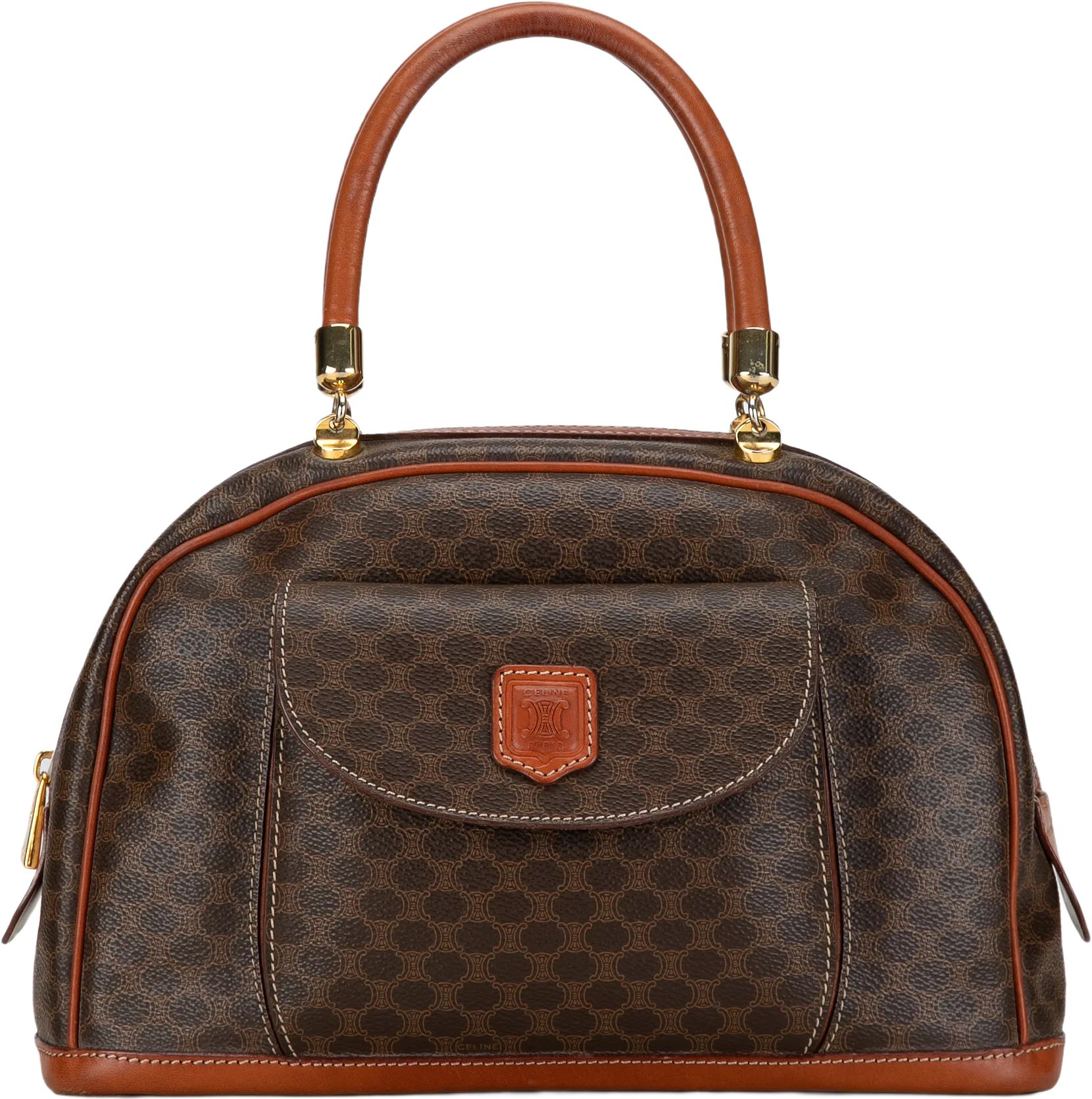 Celine Macadam Dome Top Handle Bag