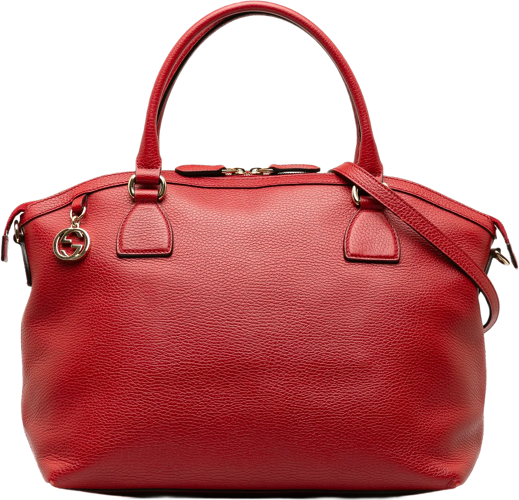 Gucci Convertible Gg Charm Dome Satchel