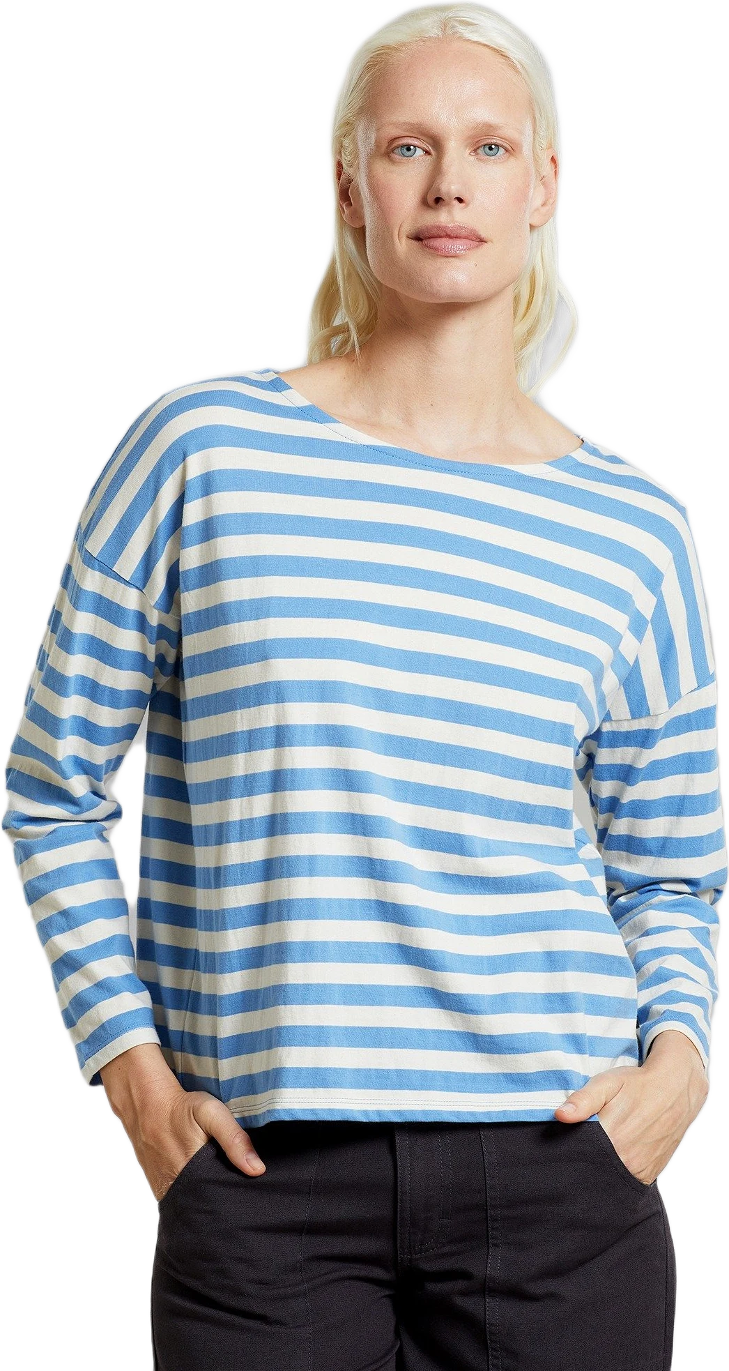 Top Humledal Stripes Della Blue