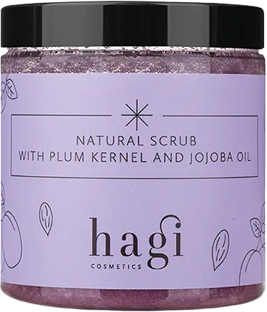 Natural Scrub With Plum Kernel And Jojoba Oil