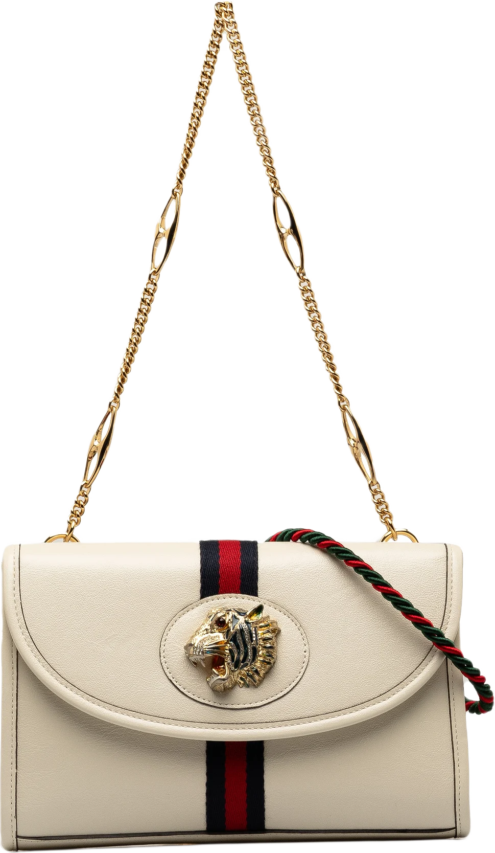 Gucci Small Rajah Web Chain Crossbody Bag