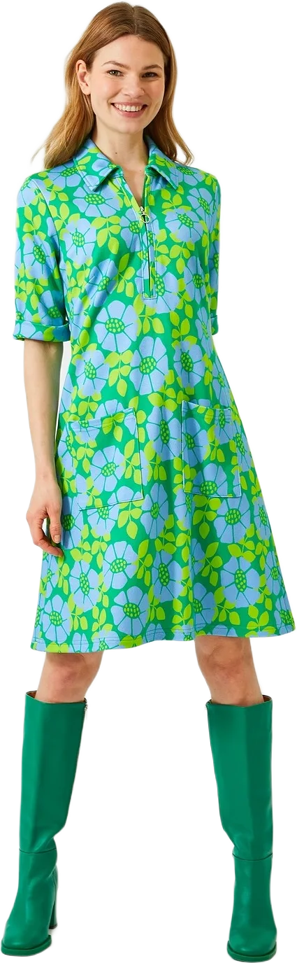 - Lana Ss Dress Green
