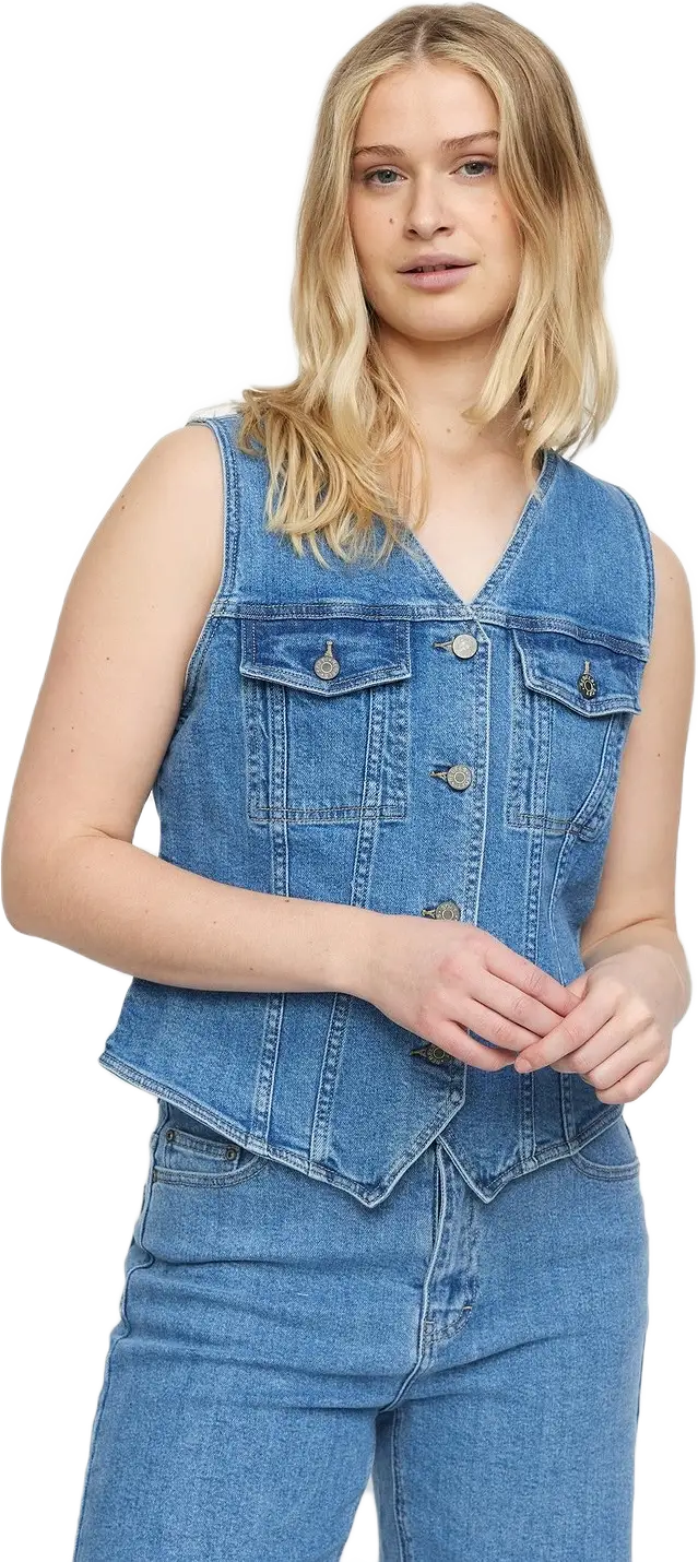 Sretta Vest - Medium Blue