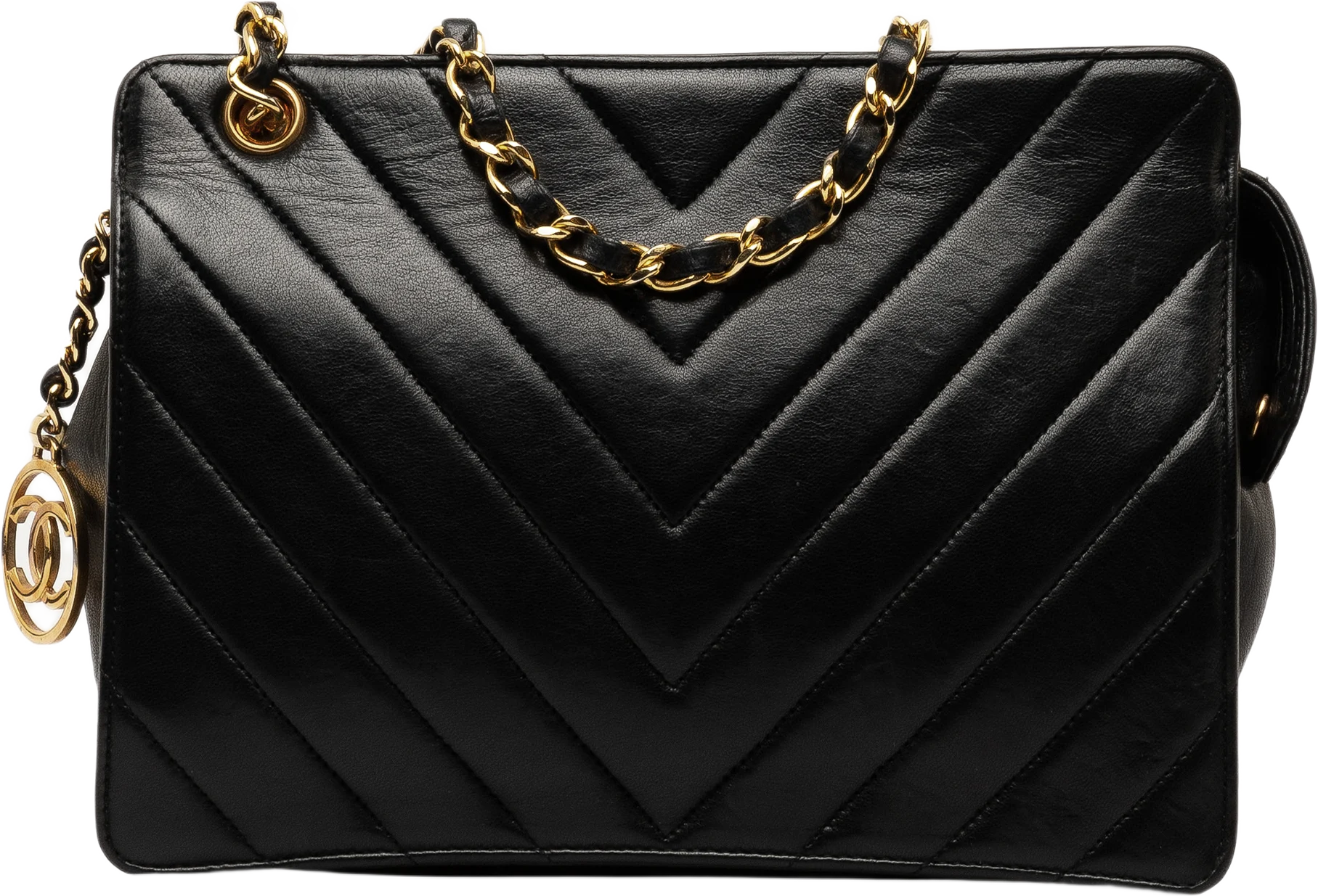 Chanel Chevron Lambskin Shoulder Bag