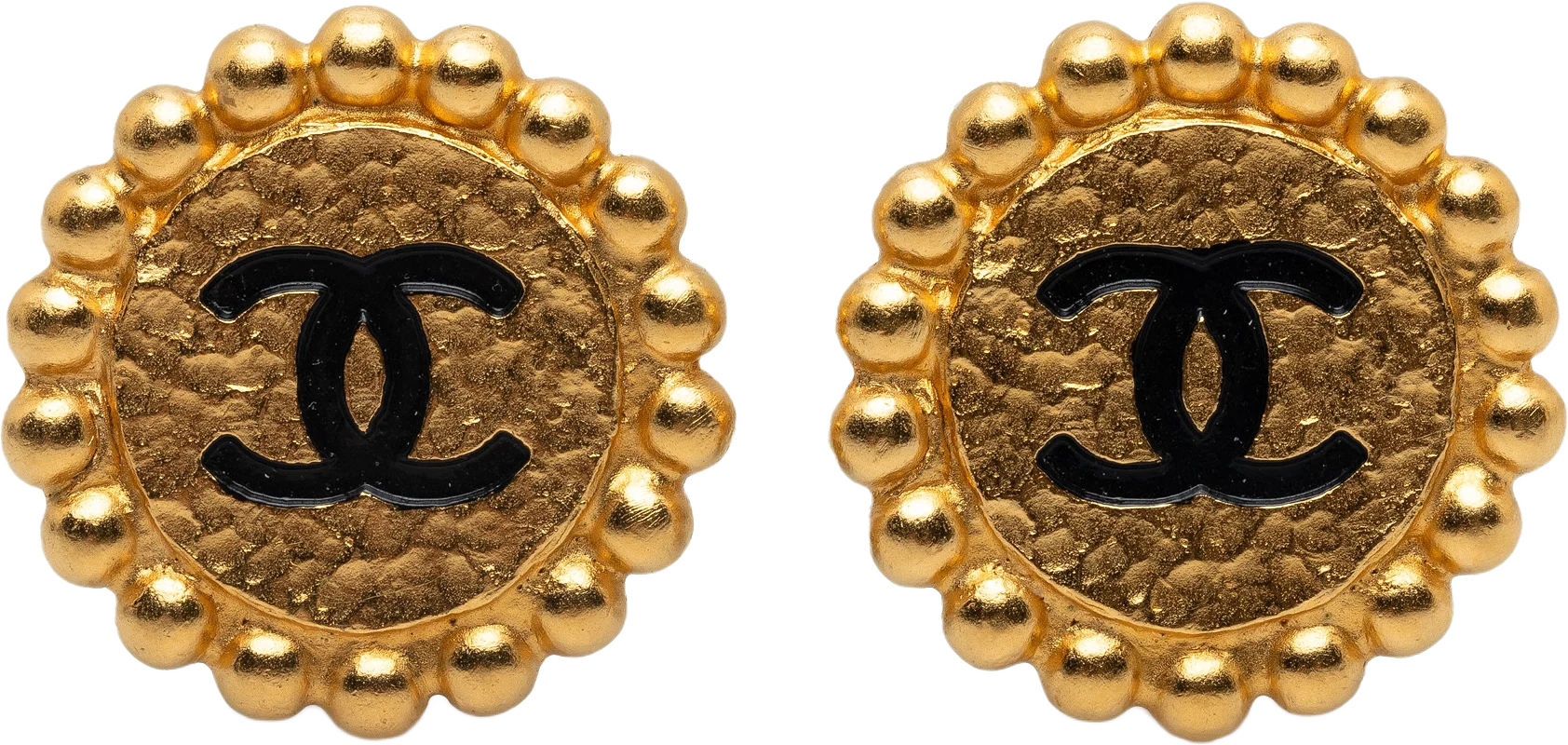 Chanel Cc Clip On Earrings