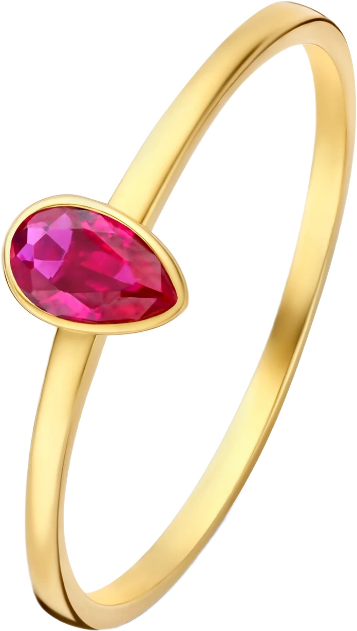 Isabel Bernard Baguette Ring Guld