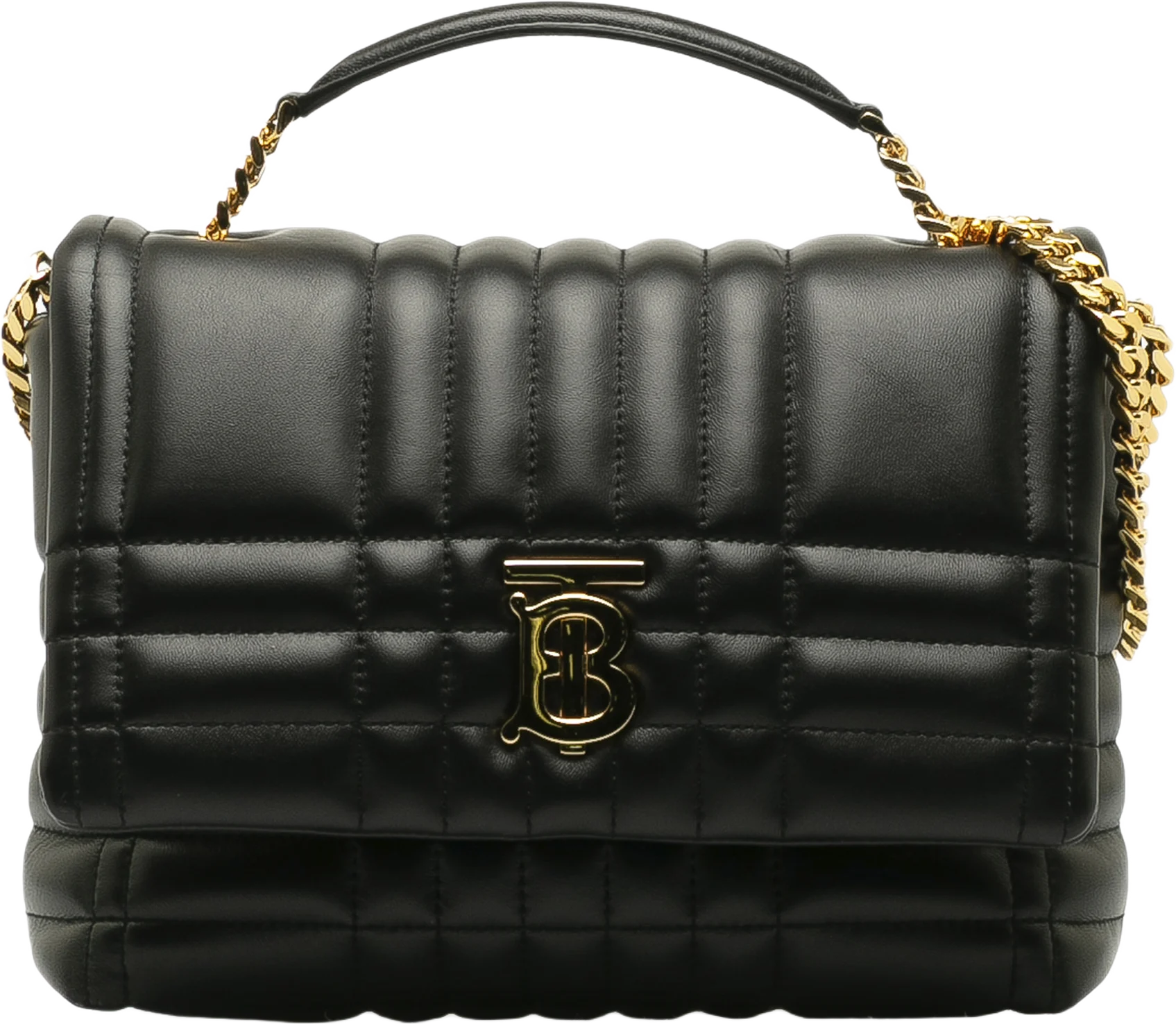 Burberry Quilted Lola Chain Satchel