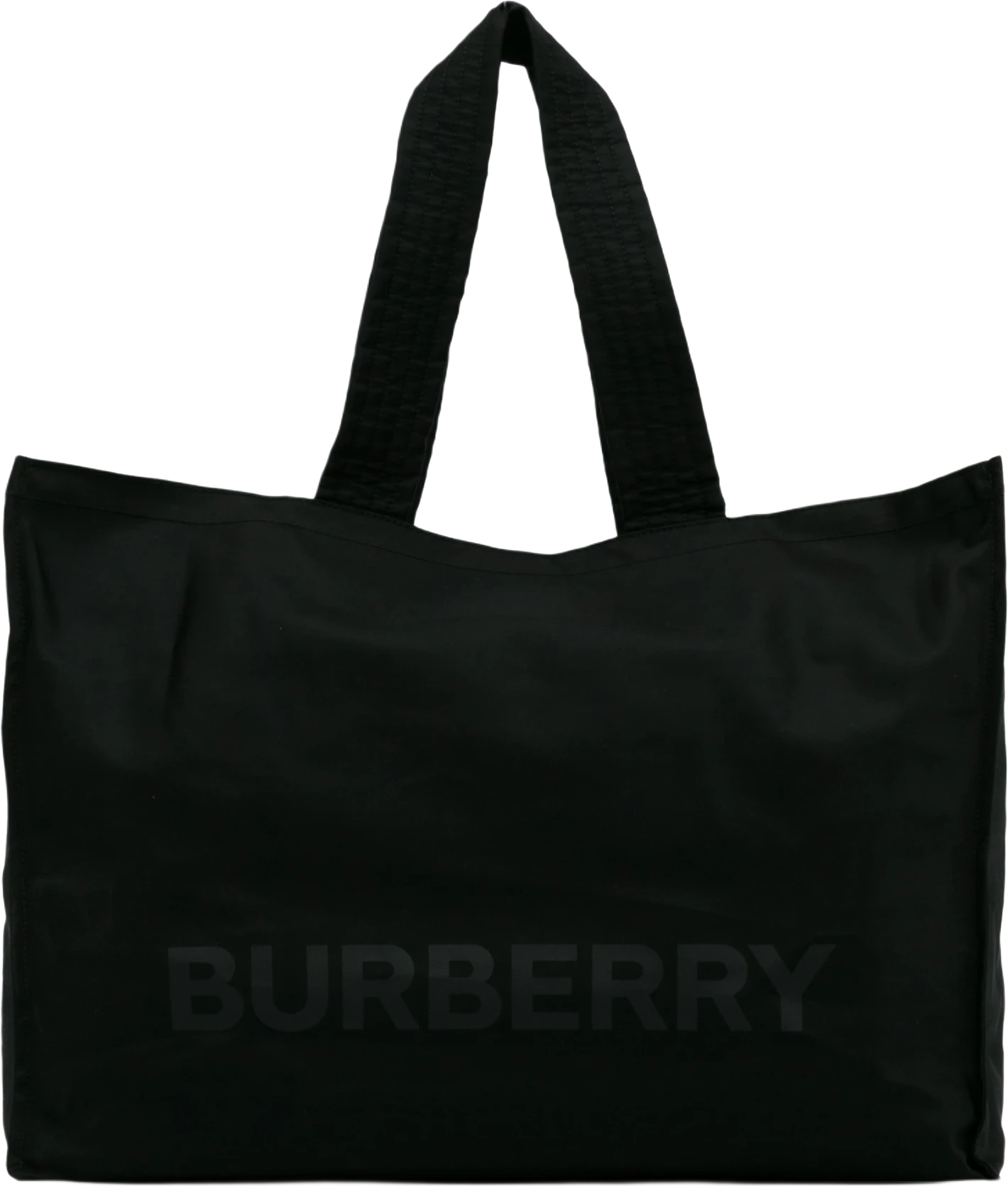 Burberry Logo Shopper Nylon Tote