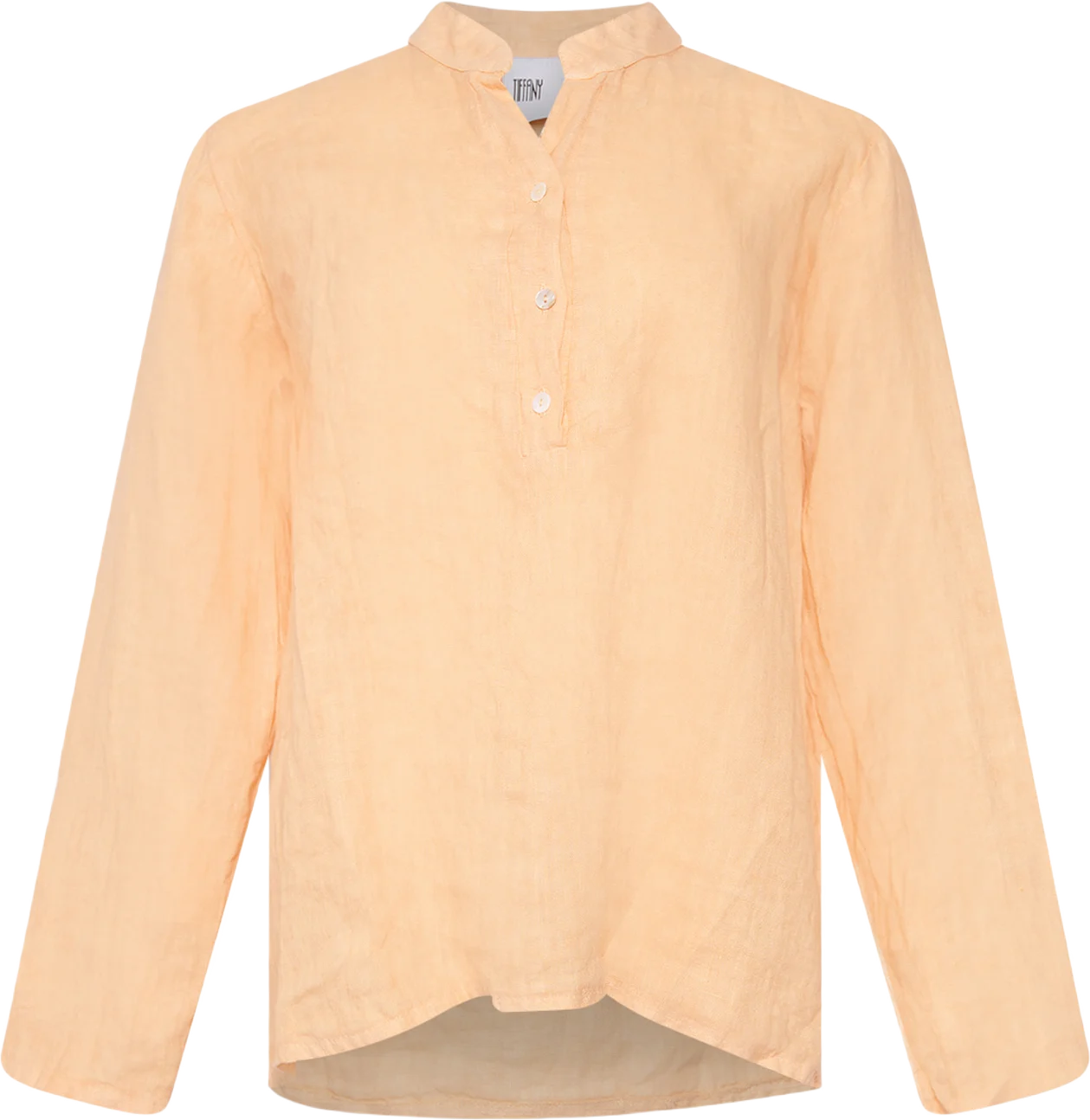 Hildur, Blouse, Linen - Apricot