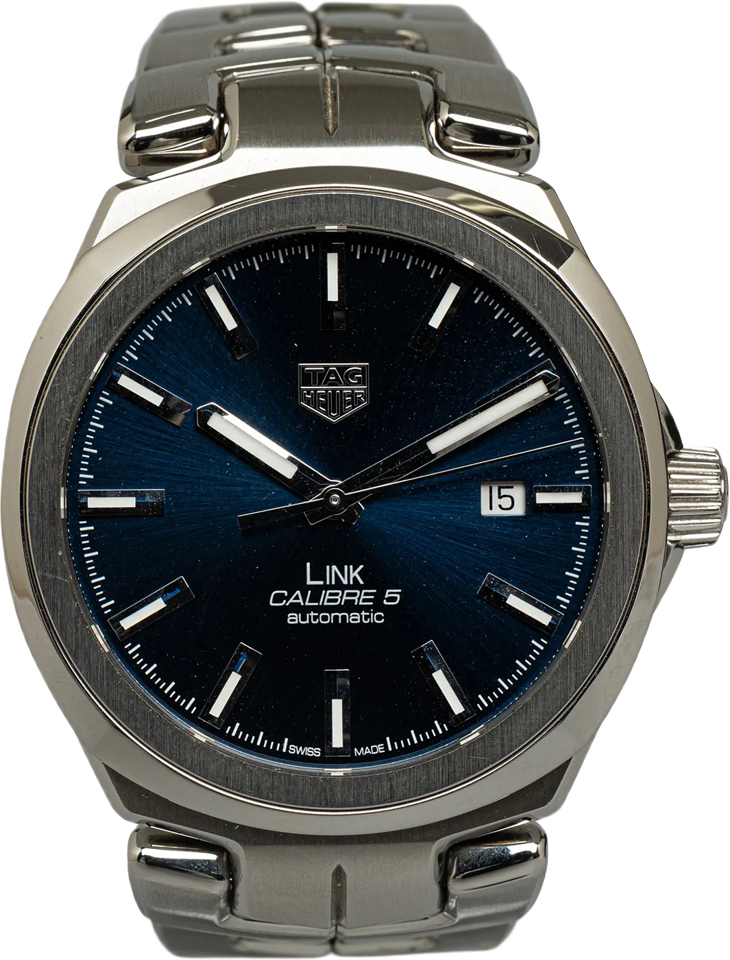 Tag Heuer Automatic Stainless Steel Link Calibre 5 Watch