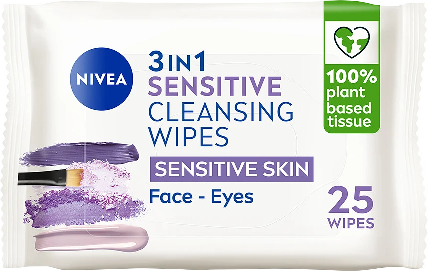 Ansiktsservetter Sensitive Cleansing Wipes 25 st NIVEA