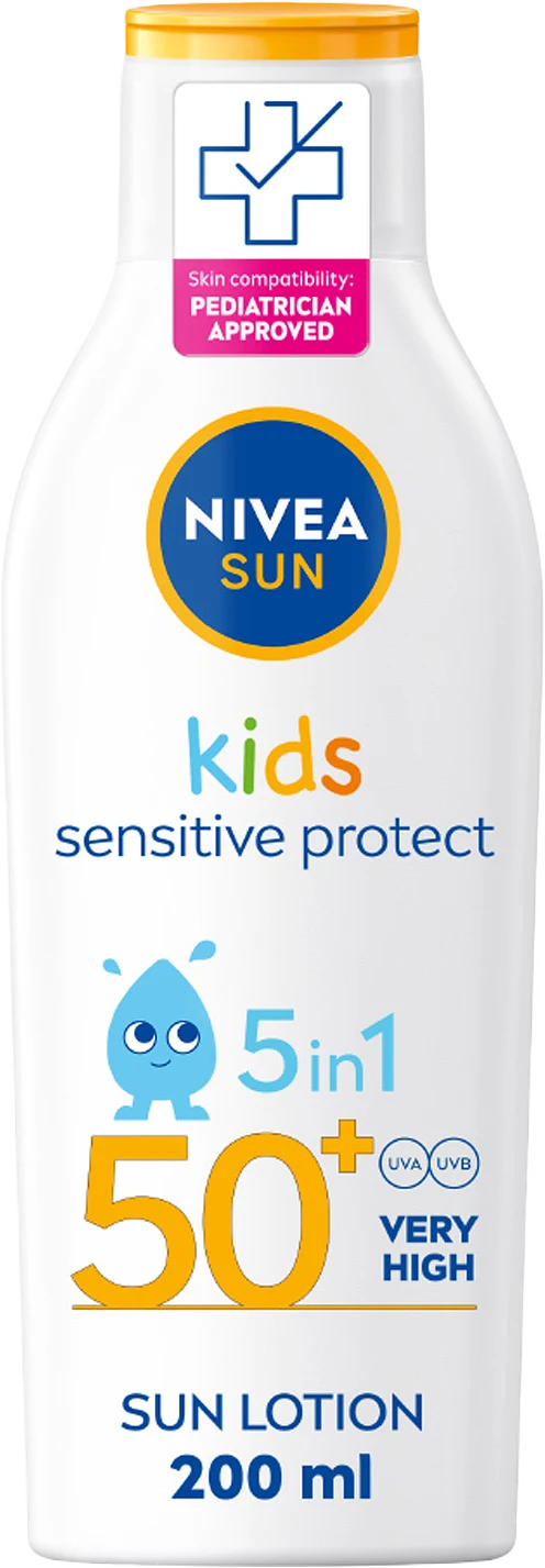 Solkräm barn Kids Sensitive Protect & Play Sun Lotion SPF50+ 200 ml NIVEA SUN