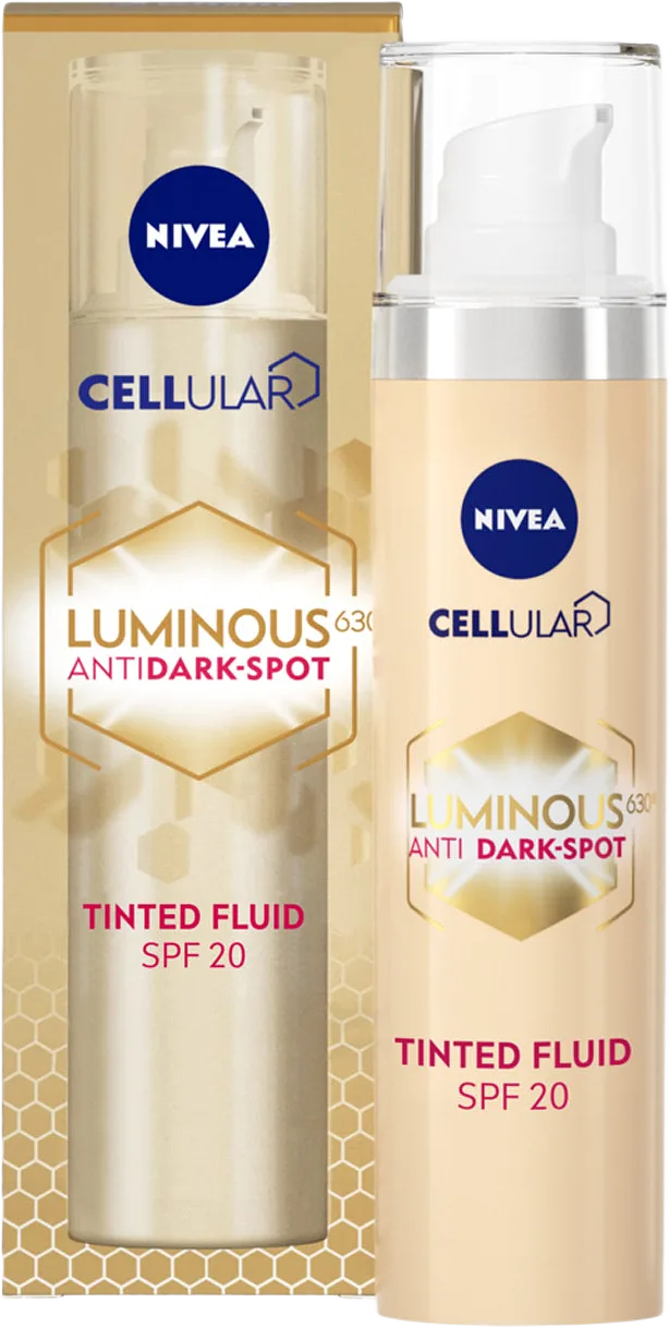 Färgad Dagkräm Cellular Luminous630 Anti Dark-Spot Tinted Fluid SPF 20 40 ml NIVEA