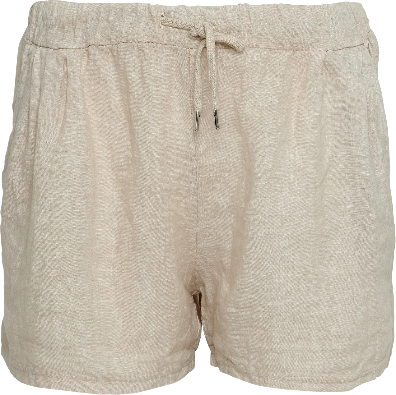 17691, Shorts, Linen - Light Beige